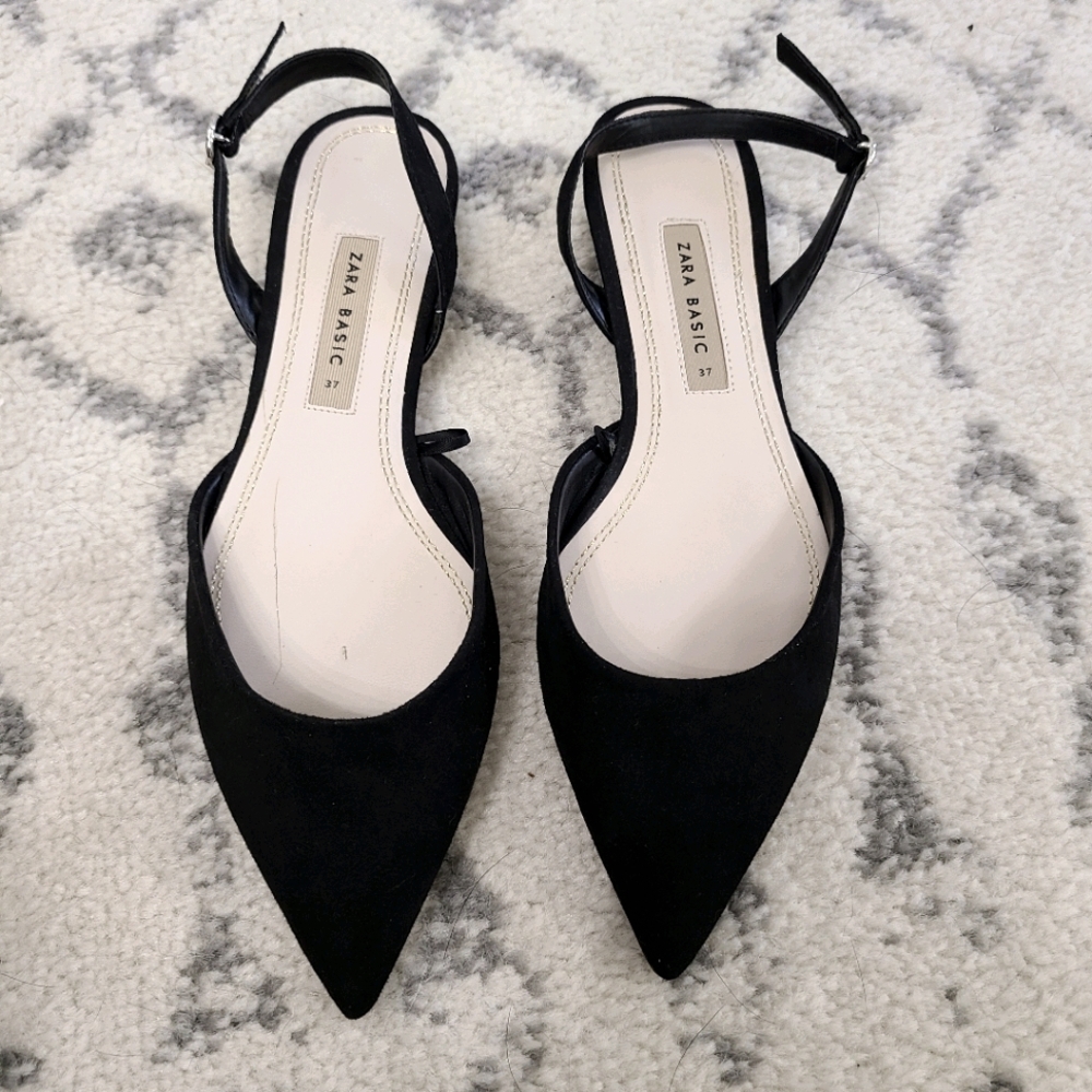 Brand new Zara sling back flats